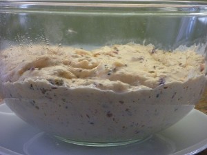 Risen dough